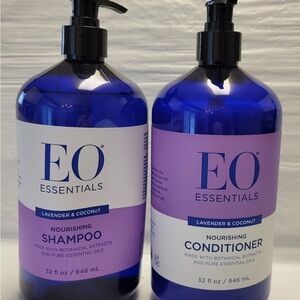 2 Pack EO Essential Oils - Lavender & Coconut - Shampoo + Conditioner - 32 oz
